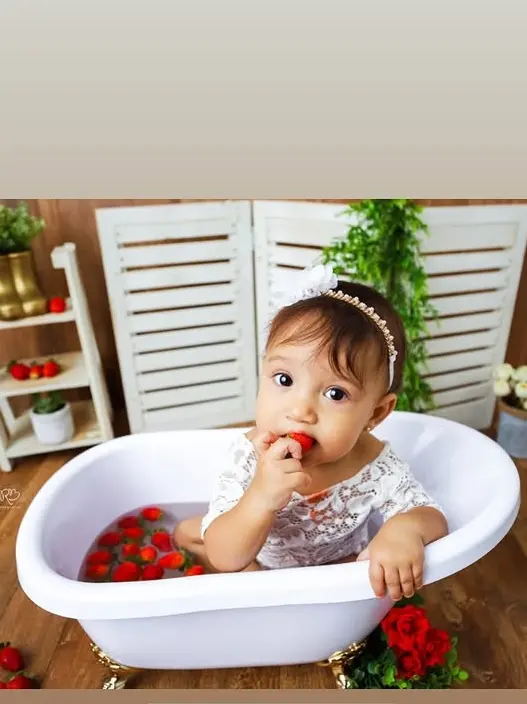 Cenário Banheira de flores